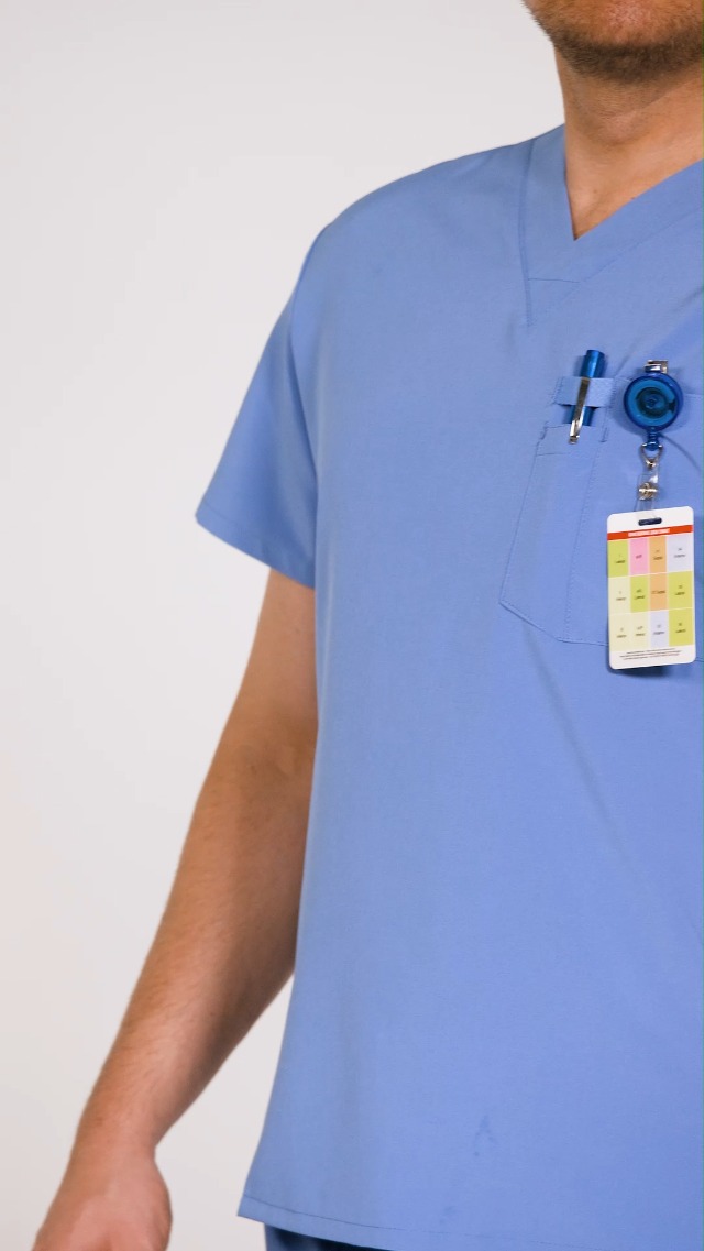 Amazon.com: Dickies EDS Essentials Men Scrubs Top Tuckable V-Neck